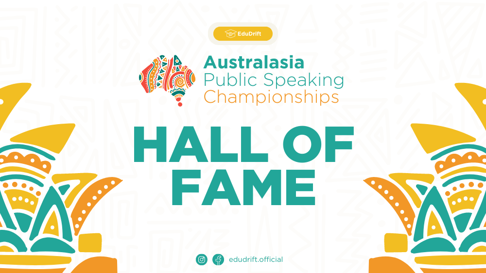 Read more about the article Hall of Fame – Australasian Public Speaking Championships 2024